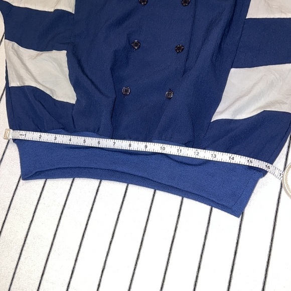 Vintage Cortiva Color Block Banded Pullover, Size Medium. - Picture 10 of 11